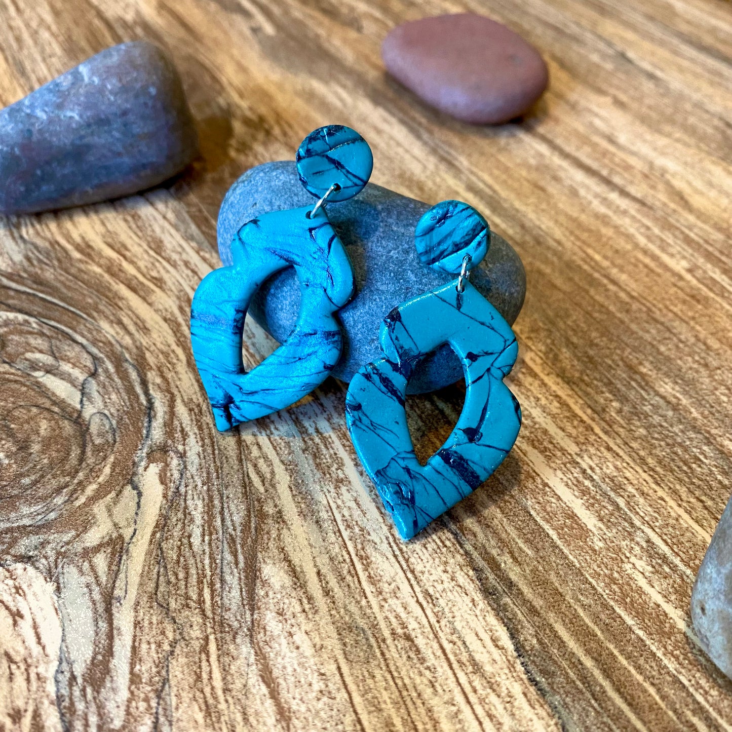 Turquoise dangle earrings