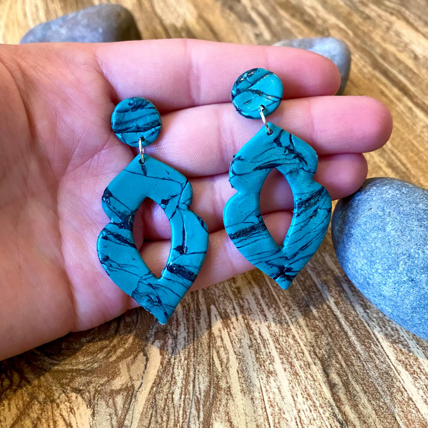Turquoise dangle earrings